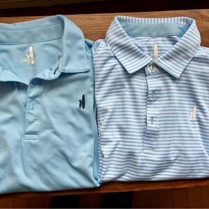 Johnnie-O Light Blue Polo Shirts